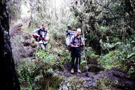 Abstieg vom Kilimanjaro