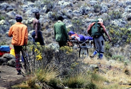 Die Bergrettung am Kilimajaro