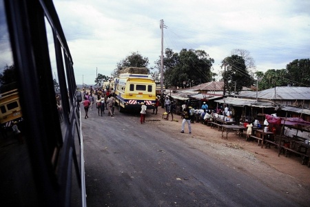 Auf der Ãœberfahrt von Dar es Salaam nach Moshi