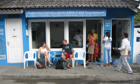 Office von Paradise Diving in Padangbai